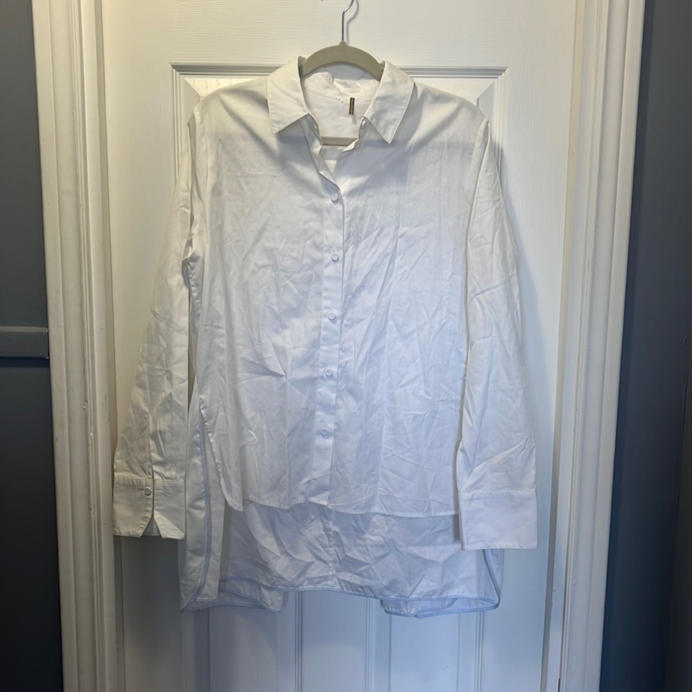 Adam Lippes white button up shirt